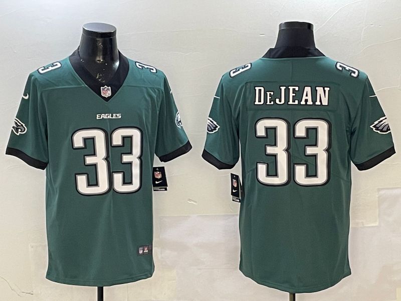 Men Philadelphia Eagles #33 Dejean Green Second generation 2025 Nike Limited NFL Jersey style 1->philadelphia eagles->NFL Jersey